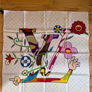 Louis Vuitton Murakami 90 scarf